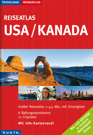 Travelmag Reiseatlas USA/ Kanada