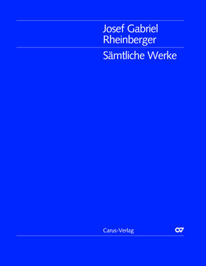 Buchcover JoseJosef Gabriel Rheinberger / Sämtliche Werke: Türmers Töchterlein op. 70  | EAN 9783899480115 | ISBN 3-89948-011-2 | ISBN 978-3-89948-011-5