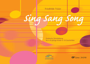 Buchcover Sing Sang Song | Friedhilde Trüün | EAN 9783899480597 | ISBN 3-89948-059-7 | ISBN 978-3-89948-059-7