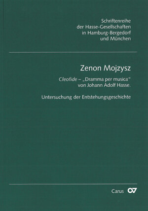 Buchcover Cleofide – "Dramma per musica" von J. A. Hasse | Zenon Mojzysz | EAN 9783899481433 | ISBN 3-89948-143-7 | ISBN 978-3-89948-143-3