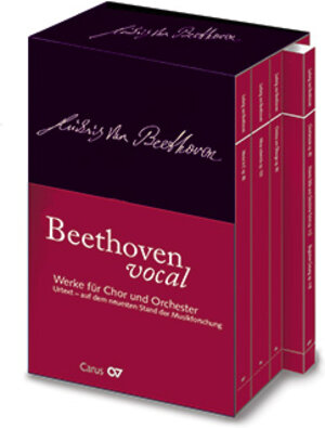 Buchcover Beethoven: Werke für Chor und Orchester | Ludwig van Beethoven | EAN 9783899484014 | ISBN 3-89948-401-0 | ISBN 978-3-89948-401-4