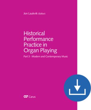 Buchcover Historical Performance Practice in Organ Playing | Jon Laukvik | EAN 9783899484427 | ISBN 3-89948-442-8 | ISBN 978-3-89948-442-7