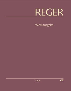 Buchcover Reger-Werkausgabe, Bd. II/4 | Max Reger | EAN 9783899484472 | ISBN 3-89948-447-9 | ISBN 978-3-89948-447-2