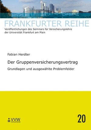 Buchcover Der Gruppenversicherungsvertrag | Fabian Herdter | EAN 9783899525533 | ISBN 3-89952-553-1 | ISBN 978-3-89952-553-3