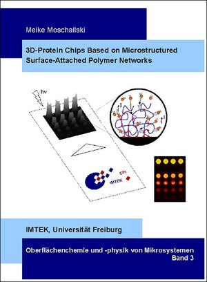Buchcover 3D-Protein Chips Based on Microstructured Surface-Attached Polymer Networks | Meike Moschallski | EAN 9783899596069 | ISBN 3-89959-606-4 | ISBN 978-3-89959-606-9