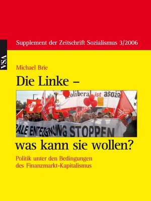 Buchcover Die Linke – was kann sie wollen? | Michael Brie | EAN 9783899659306 | ISBN 3-89965-930-9 | ISBN 978-3-89965-930-6