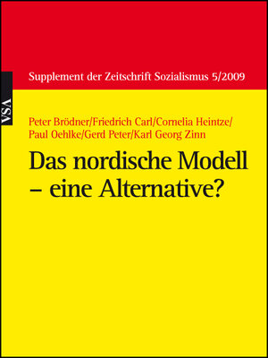 Buchcover Das nordische Modell – eine Alternative? | Peter Brödner | EAN 9783899659511 | ISBN 3-89965-951-1 | ISBN 978-3-89965-951-1