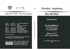 Buchcover Systemführer zur Werkausgabe von Harald Holz | Harald Holz | EAN 9783899664485 | ISBN 3-89966-448-5 | ISBN 978-3-89966-448-5