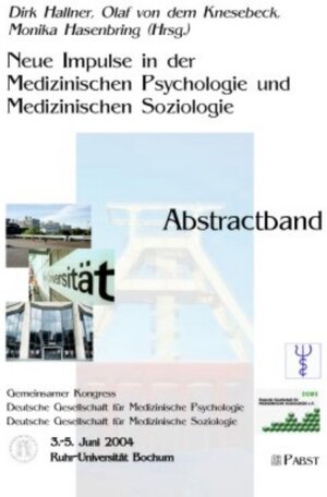 Buchcover Neue Impulse in der Medizinischen Psychologie und Medizinischen Soziologie  | EAN 9783899671315 | ISBN 3-89967-131-7 | ISBN 978-3-89967-131-5