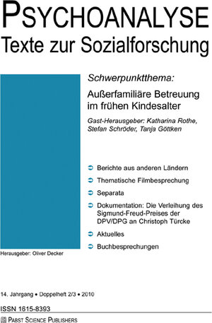 Buchcover Außerfamiliäre Betreuung im frühen Kindesalter  | EAN 9783899676846 | ISBN 3-89967-684-X | ISBN 978-3-89967-684-6