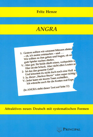 Buchcover ANGRA | Fritz Henze | EAN 9783899692471 | ISBN 3-89969-247-0 | ISBN 978-3-89969-247-1