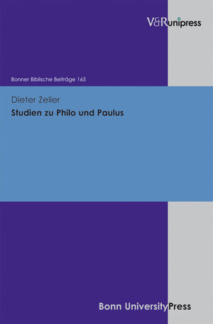 Buchcover Studien zu Philo und Paulus | Dieter Zeller | EAN 9783899716597 | ISBN 3-89971-659-0 | ISBN 978-3-89971-659-7