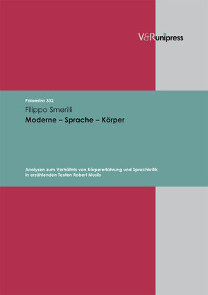 Buchcover Moderne – Sprache – Körper | Filippo Smerilli | EAN 9783899717105 | ISBN 3-89971-710-4 | ISBN 978-3-89971-710-5