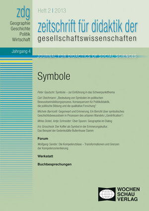 Buchcover ZDG 1/13, Symbole  | EAN 9783899749021 | ISBN 3-89974-902-2 | ISBN 978-3-89974-902-1
