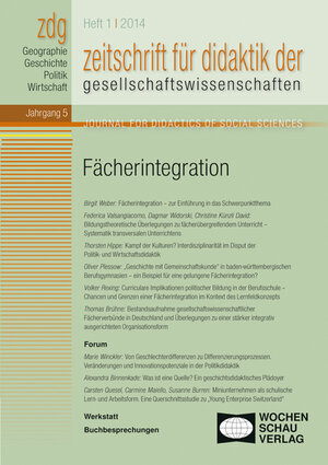 Buchcover Fächerintegration  | EAN 9783899749649 | ISBN 3-89974-964-2 | ISBN 978-3-89974-964-9