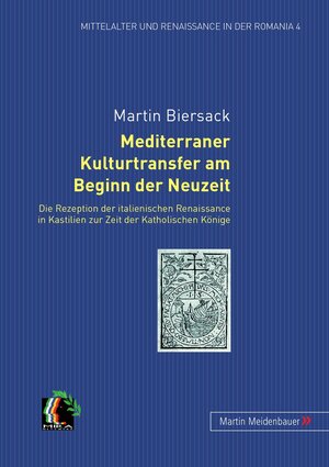 Buchcover Mediterraner Kulturtransfer am Beginn der Neuzeit | Martin Biersack | EAN 9783899751963 | ISBN 3-89975-196-5 | ISBN 978-3-89975-196-3