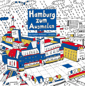 Buchcover Hamburg zum Ausmalen | Joachim Stallecker | EAN 9783899783056 | ISBN 3-89978-305-0 | ISBN 978-3-89978-305-6