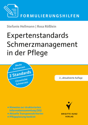 Buchcover Expertenstandards Schmerzmanagement in der Pflege | Stefanie Hellmann | EAN 9783899938395 | ISBN 3-89993-839-9 | ISBN 978-3-89993-839-5