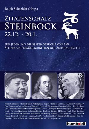 Zitatenschatz Steinbock - 22.12. - 20.01