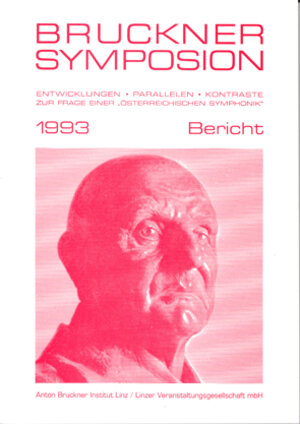 Buchcover Bruckner-Symposion Linz 1993  | EAN 9783900270360 | ISBN 3-900270-36-8 | ISBN 978-3-900270-36-0