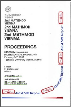 Buchcover Proceedings MATHMOD 1997 Vienna Full Papers Volume  | EAN 9783901608094 | ISBN 3-901608-09-5 | ISBN 978-3-901608-09-4