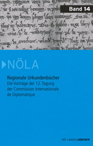 Buchcover Regionale Urkundenbücher  | EAN 9783901635410 | ISBN 3-901635-41-6 | ISBN 978-3-901635-41-0
