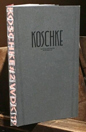 Buchcover Koschke #2: Die Publikation der WOCHE DER KRITIK / BERLIN CRITICS’ WEEK 2019  | EAN 9783901644795 | ISBN 3-901644-79-2 | ISBN 978-3-901644-79-5