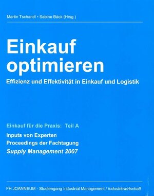 Buchcover Einkauf optimieren - Effizienz und Effektivität in Einkauf und Logistik  | EAN 9783902103116 | ISBN 3-902103-11-6 | ISBN 978-3-902103-11-6