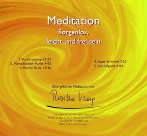 Buchcover Mediation "Sorgenlos, leicht und frei sein" | Rositta Virag | EAN 9783902411051 | ISBN 3-902411-05-8 | ISBN 978-3-902411-05-1
