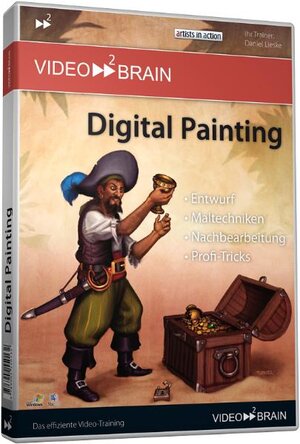 Buchcover Digital Painting - video2brain Video-Training | Daniel Lieske | EAN 9783902550149 | ISBN 3-902550-14-7 | ISBN 978-3-902550-14-9