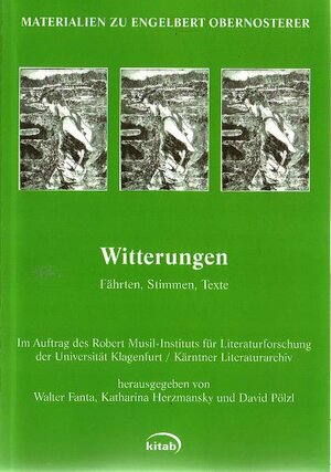 Buchcover Witterungen. Materialien zu Engelbert Obernosterer  | EAN 9783902585011 | ISBN 3-902585-01-3 | ISBN 978-3-902585-01-1