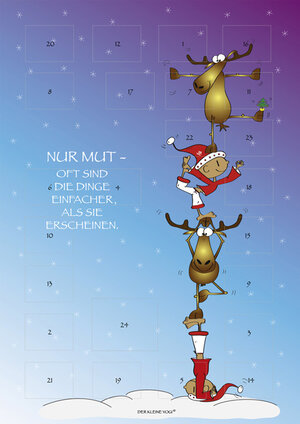 Buchcover YOGI Adventkalender 2013 | Barbara Schauer | EAN 9783902763372 | ISBN 3-902763-37-X | ISBN 978-3-902763-37-2