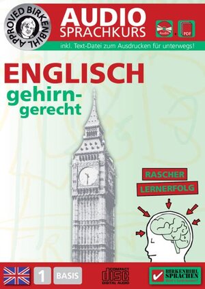 Buchcover Birkenbihl Sprachen: Englisch gehirn-gerecht, 1 Basis, Audio-Kurs  | EAN 9783902815446 | ISBN 3-902815-44-2 | ISBN 978-3-902815-44-6
