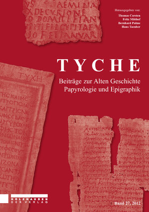 Buchcover Tyche - Band 27  | EAN 9783902868848 | ISBN 3-902868-84-8 | ISBN 978-3-902868-84-8