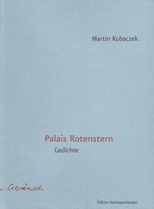 Buchcover Palais Rotenstern | Martin Kubaczek | EAN 9783902951298 | ISBN 3-902951-29-X | ISBN 978-3-902951-29-8