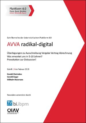Buchcover AVVA radikal-digital | Wilhelm Reismann | EAN 9783903024892 | ISBN 3-903024-89-9 | ISBN 978-3-903024-89-2