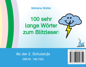 Buchcover 100 sehr lange Wörter zum Blitzlesen | Marlene Walter | EAN 9783903049352 | ISBN 3-903049-35-2 | ISBN 978-3-903049-35-2