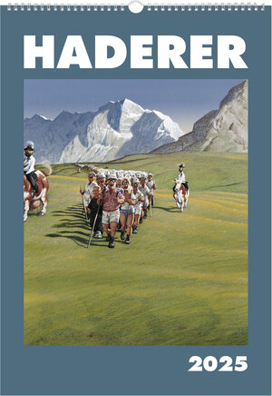 Buchcover Haderer Kalender 2025 | Gerhard Haderer | EAN 9783903055810 | ISBN 3-903055-81-6 | ISBN 978-3-903055-81-0