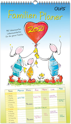 Buchcover Oups Familienplaner 2021 | Kurt Hörtenhuber | EAN 9783903175242 | ISBN 3-903175-24-2 | ISBN 978-3-903175-24-2