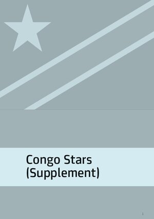 Buchcover Congo Stars (Supplement)  | EAN 9783903179103 | ISBN 3-903179-10-8 | ISBN 978-3-903179-10-3