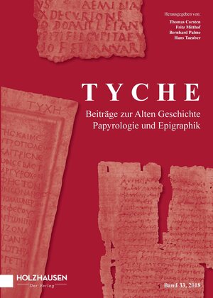 Buchcover Tyche - Band 33 (2018)  | EAN 9783903207318 | ISBN 3-903207-31-4 | ISBN 978-3-903207-31-8