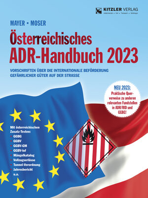 Buchcover Österreichisches ADR-Handbuch 2023 loseblatt | Gerhard MAYER | EAN 9783903285309 | ISBN 3-903285-30-7 | ISBN 978-3-903285-30-9