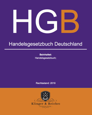 Buchcover Handelsgesetzbuch HGB Deutschland  | EAN 9783903329195 | ISBN 3-903329-19-3 | ISBN 978-3-903329-19-5