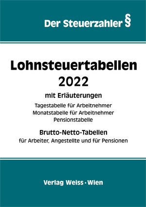 Buchcover Lohnsteuertabellen 2022  | EAN 9783903417045 | ISBN 3-903417-04-1 | ISBN 978-3-903417-04-5