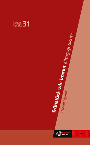 Buchcover frühstück wie immer – alltagsgedichte | Hannes Vyoral | EAN 9783903575264 | ISBN 3-903575-26-7 | ISBN 978-3-903575-26-4