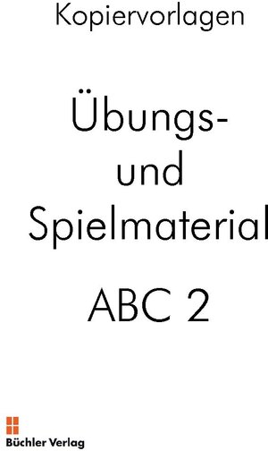 Buchcover ABC 2 - Deutsch als Fremdsprache. Alphabetisierung für fremdsprachige Erwachsene | Ursula Galiart | EAN 9783905374056 | ISBN 3-905374-05-6 | ISBN 978-3-905374-05-6