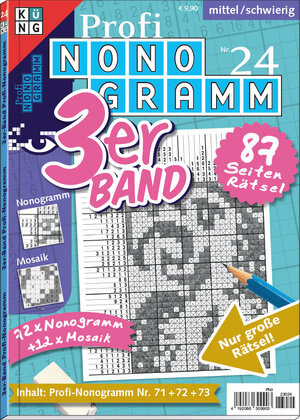 Buchcover Profi-Nonogramm 3er-Band Nr. 24  | EAN 9783905573572 | ISBN 3-905573-57-1 | ISBN 978-3-905573-57-2