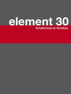 Buchcover Element 30 | Jutta Glanzmann | EAN 9783905711110 | ISBN 3-905711-11-7 | ISBN 978-3-905711-11-0