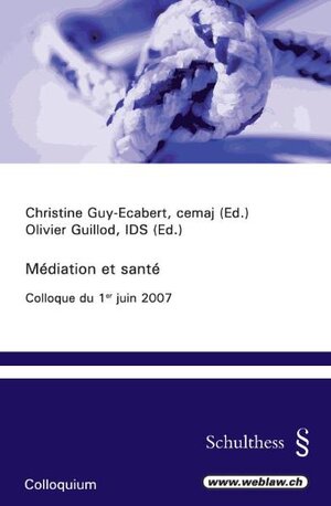 Buchcover Médiation et santé – 1er juin 2007  | EAN 9783905742398 | ISBN 3-905742-39-X | ISBN 978-3-905742-39-8