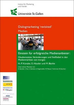 Buchcover Medien - Einstein für erfolgreiche Medienanbieter | Hans-Peter Künzler | EAN 9783905819052 | ISBN 3-905819-05-8 | ISBN 978-3-905819-05-2